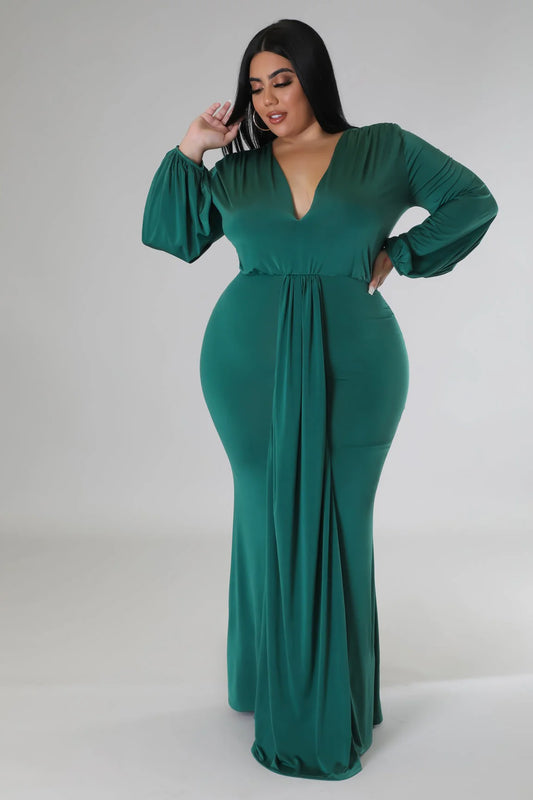 Royal Drape Dress