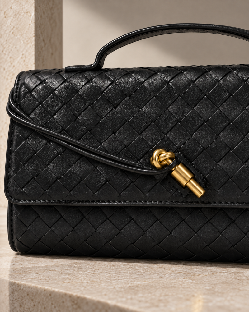 Woven Baguette Bag