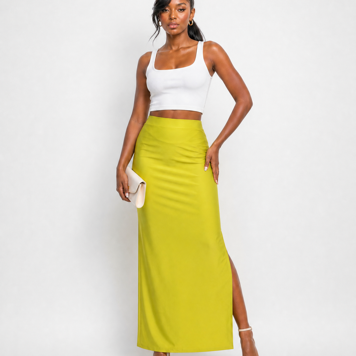 Lemon Lime Maxi Skirt
