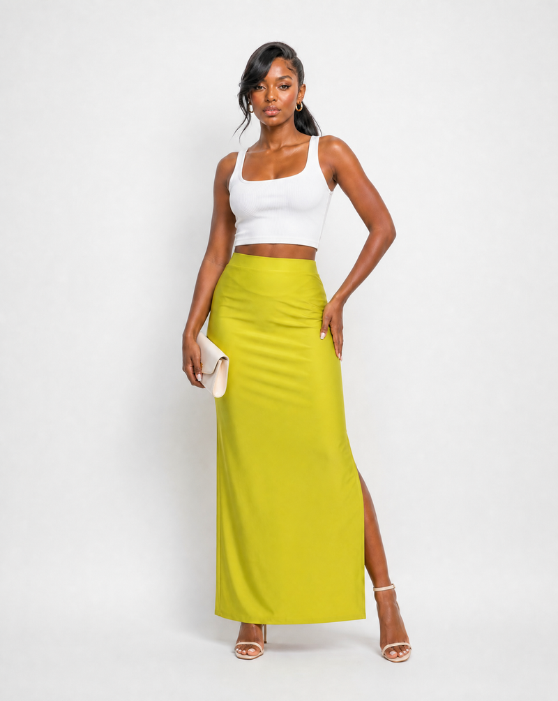 Lemon Lime Maxi Skirt