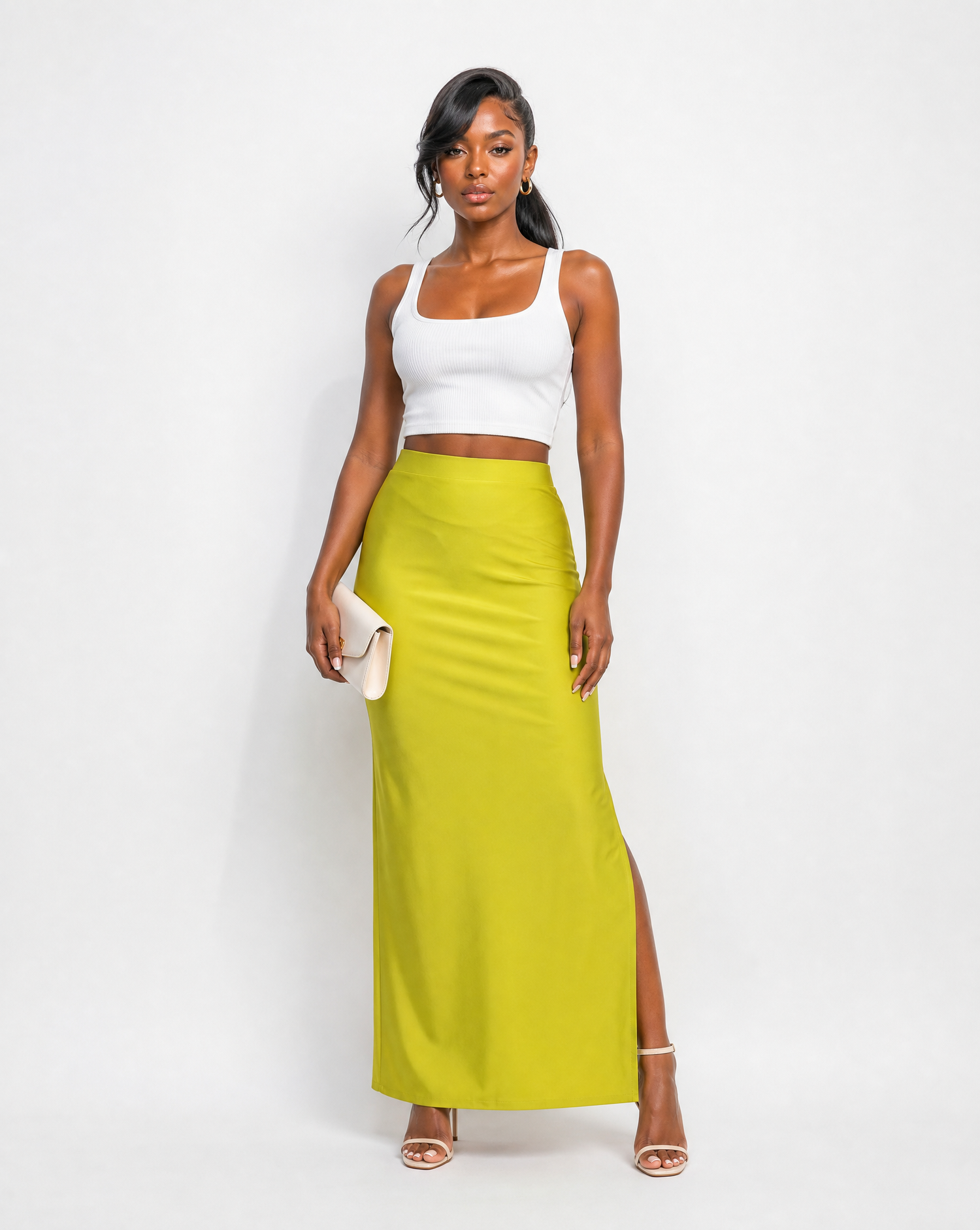 Lemon Lime Maxi Skirt