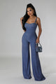 Bleu Wide Leg Jumpsuit