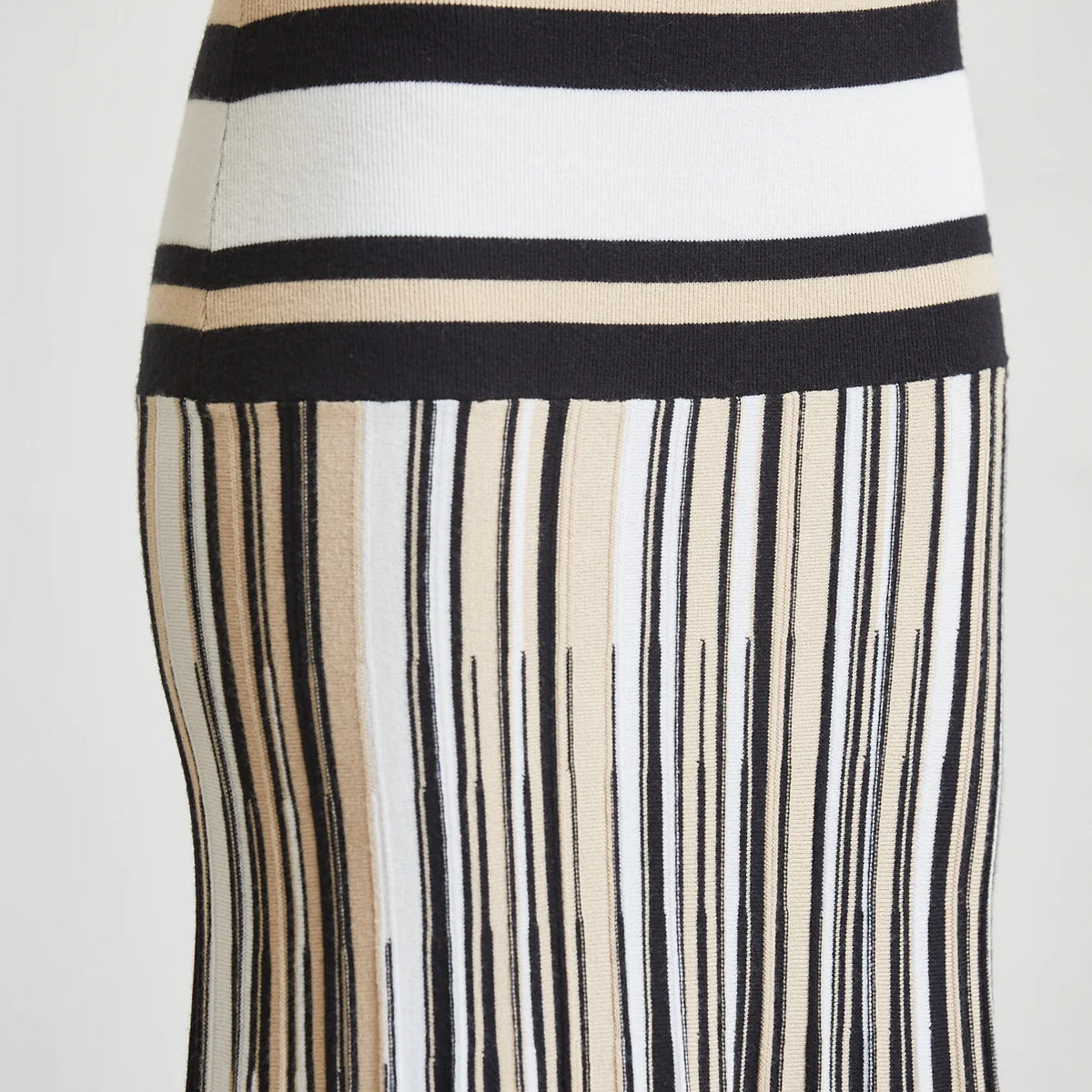 Stripe Knit Maxi Dress