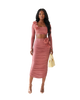 Rose Embellished Skirt Set