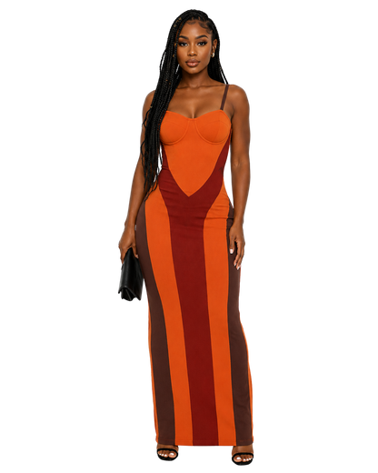 AMBER AURA MAXI DRESS