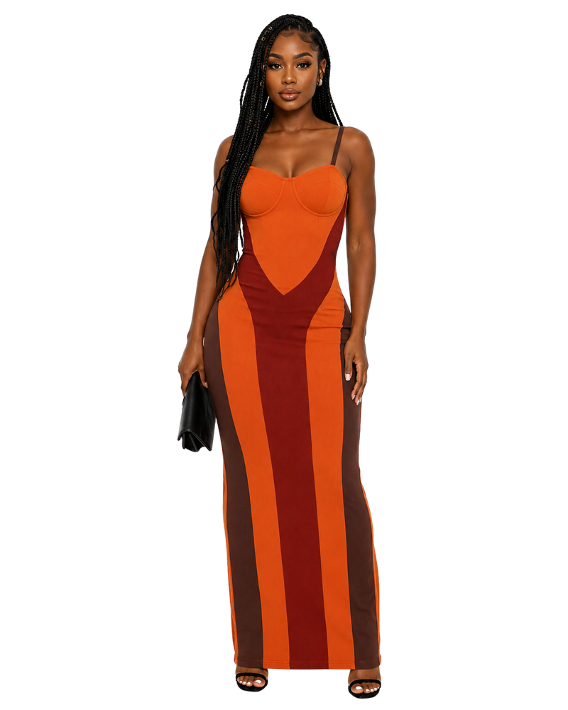 AMBER AURA MAXI DRESS