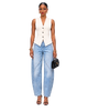 Denim High Waist Barrel Jeans