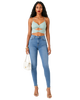 Front Twist Cut Out Cami Top