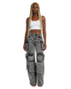 Acid Black Cargo Jeans