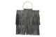 Fringe Handbag with Metal Ring Handle