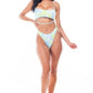 TIE DYE CUTOUT ONE PIECE