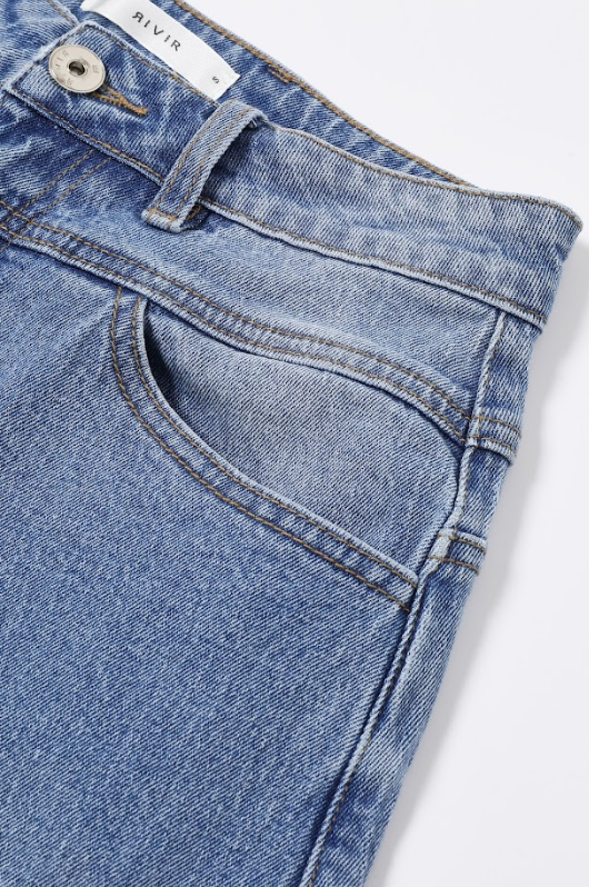 Denim High Waist Barrel Jeans