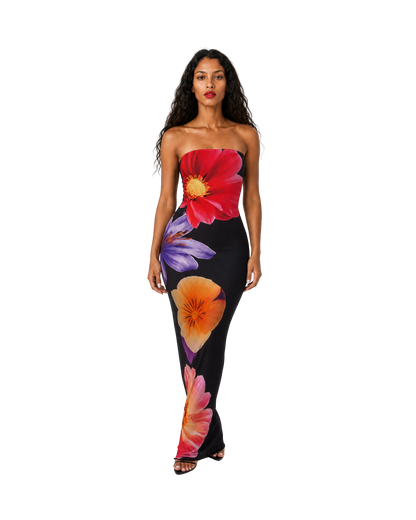 Floral Tube Maxi