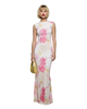 White Samsara Floral Print Dress