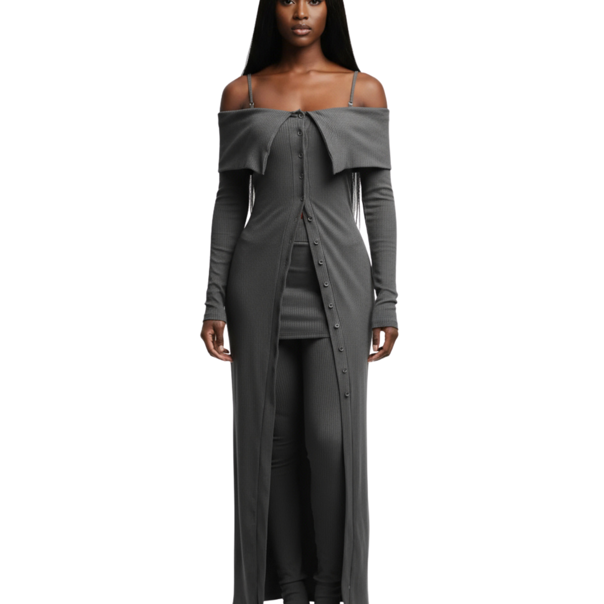 Long Length Cardigan & Leggings Set