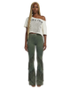 Mineral Washed Front Fringe Pants