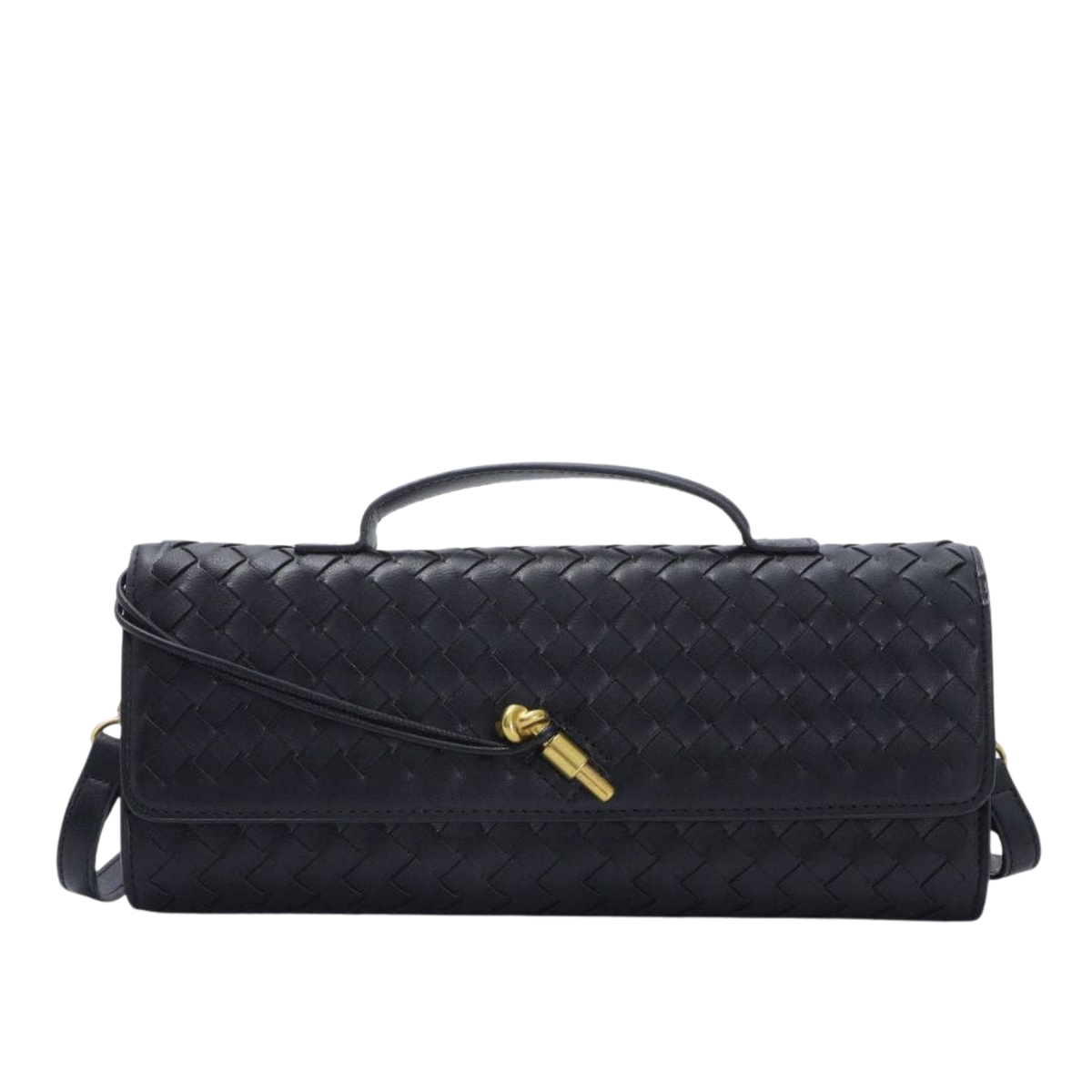 Woven Baguette Bag
