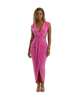 Pink Cut-Out Maxi Dress