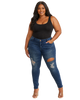 Low Rise - Dark Blue Denim Pants
