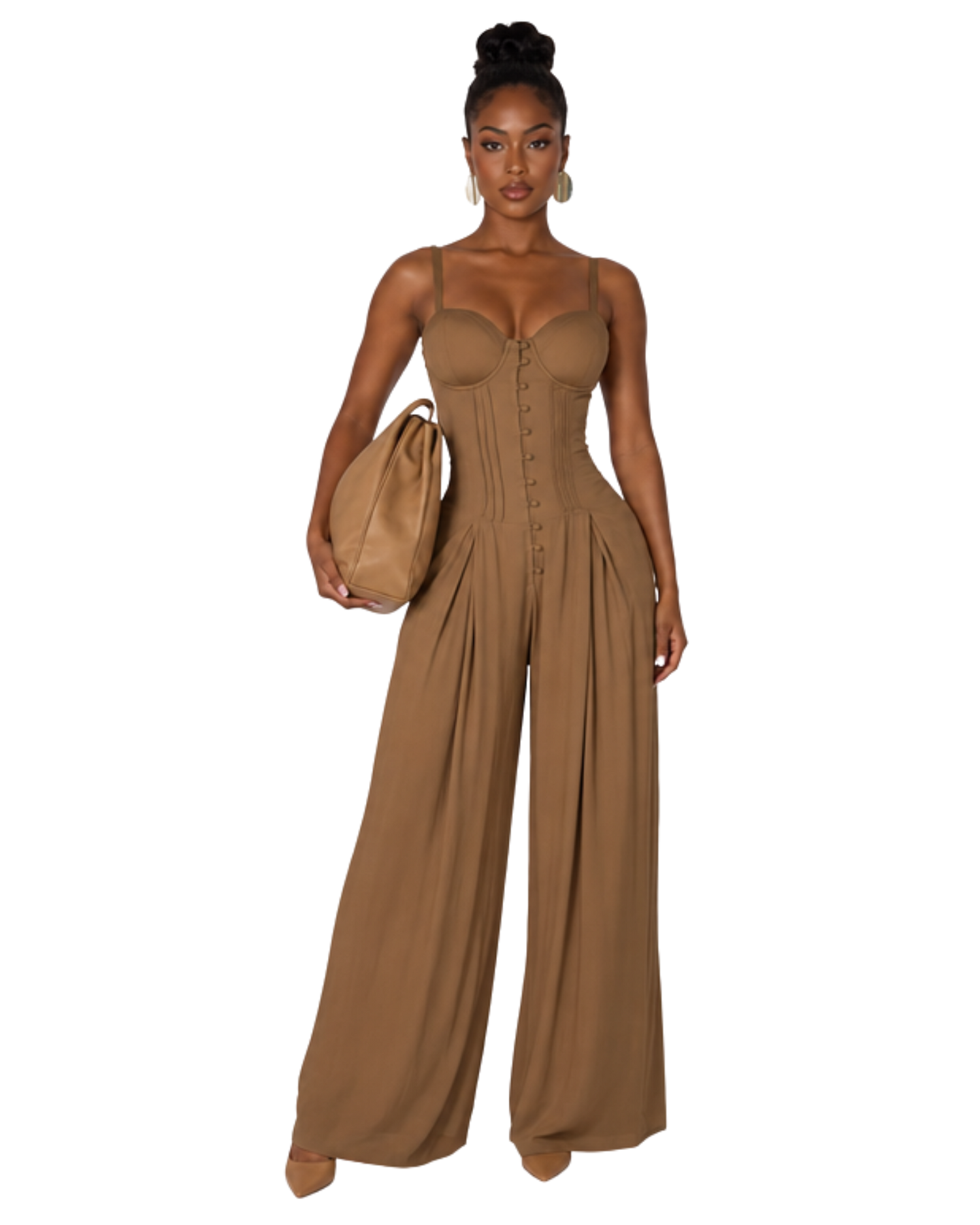 Sienna Corset Wide-Leg Jumpsuit