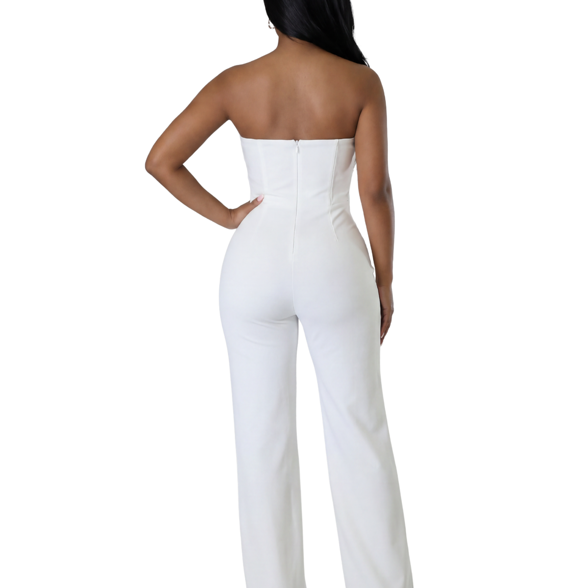 Sculpted Corset Jumpsuit