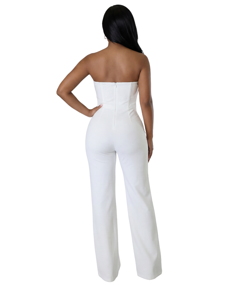 Sculpted Corset Jumpsuit