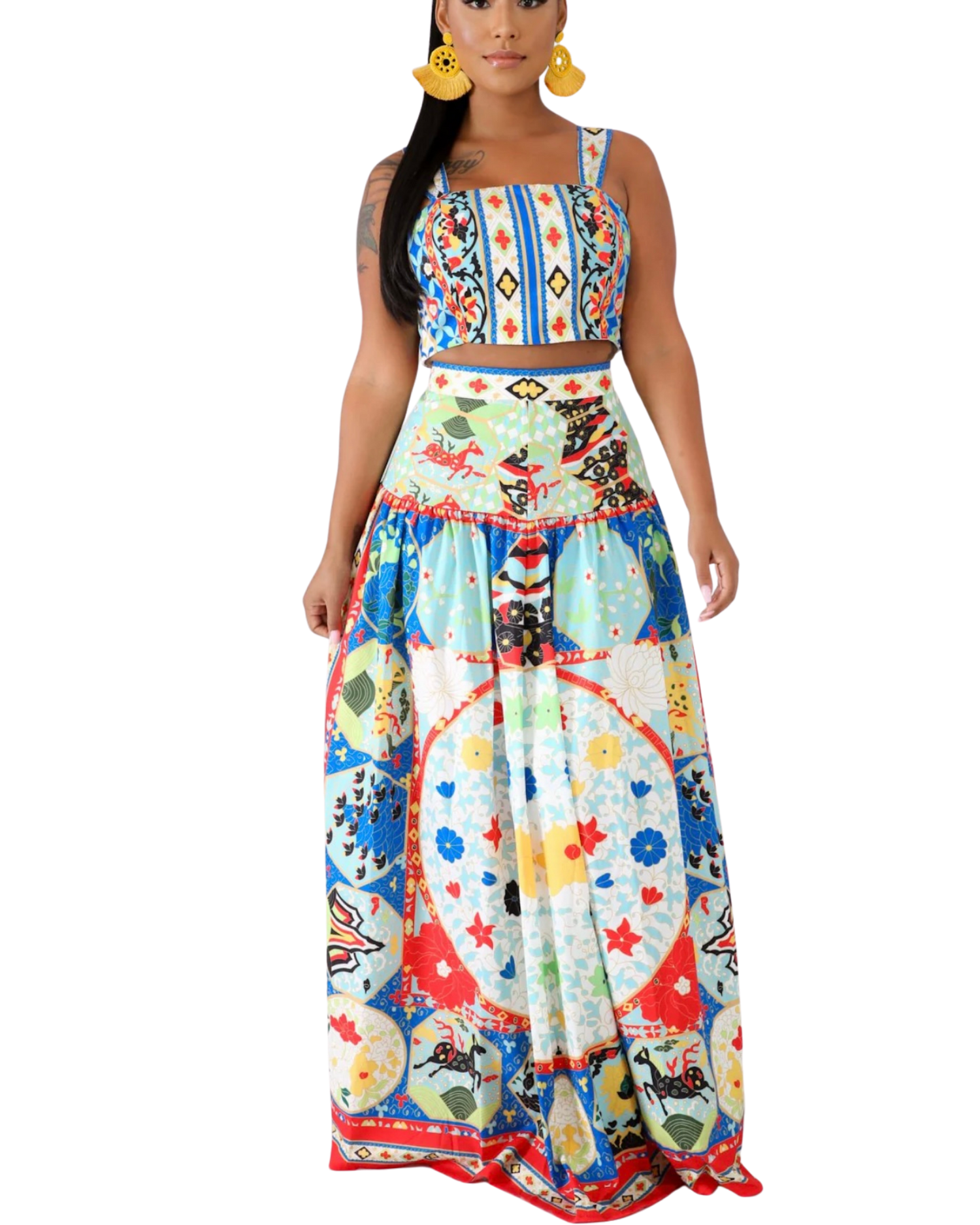 Kaleido Skirt Set