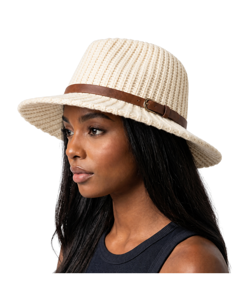 Knit Fedora Hat