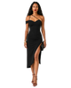 One Shoulder Midi Dress