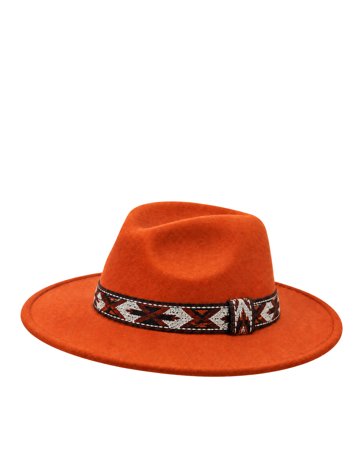 Aztec Band Felt Fedora Hat