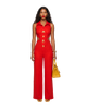 Sleeveless Collared Jumpsuit