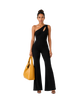 Rib One Shoulder Jumpsuit