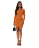 Seam Detailed Bodycon Dress