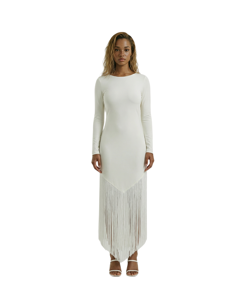 Fringe Accent Maxi