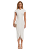 Short Sleeve Ruched Maxi Dress