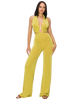 Halter Neck Cut-Out Wide Leg Jumpsuit
