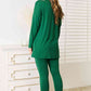 Zenana Lazy Days Full Size Long Sleeve Top and Leggings Set