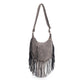 Soft Leather Fringe HOBO/Crossbody Bag