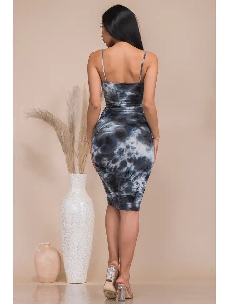 Stormy Day Tie Dye Dress